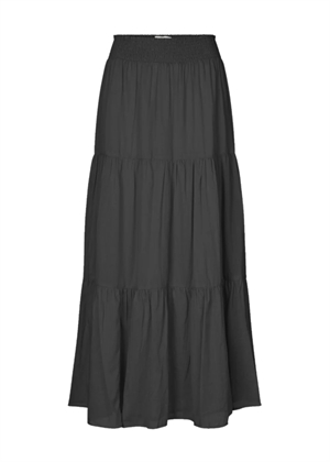Diamond midi skirt Washed Black Lollys Laundry 
